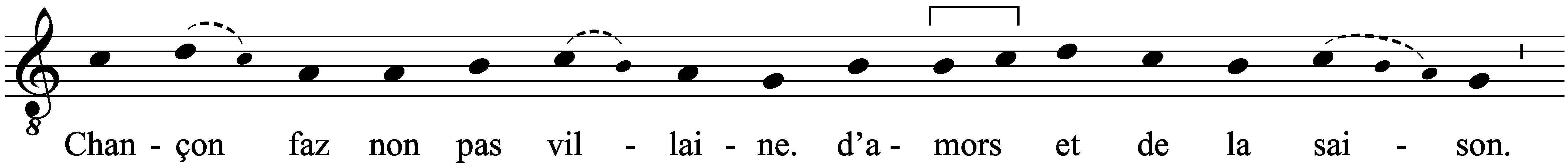 Work musical notation